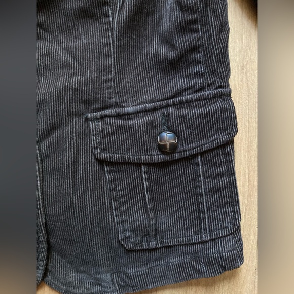 American Eagle Outfitters Corduroy Brown Blazer 2 Button Women’s Jacket Sz S/P - Picture 8 of 13